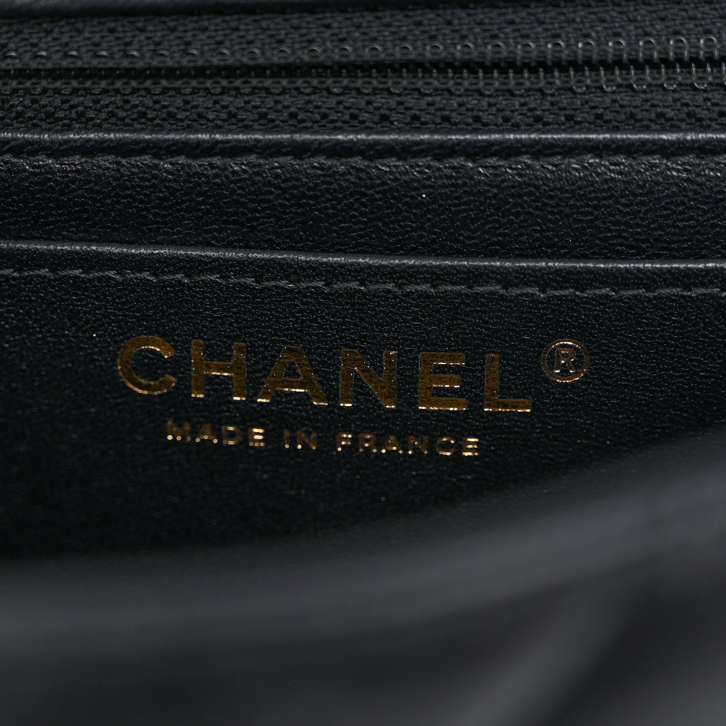 Lambskin Quilted Mini Rectangular Flap Black