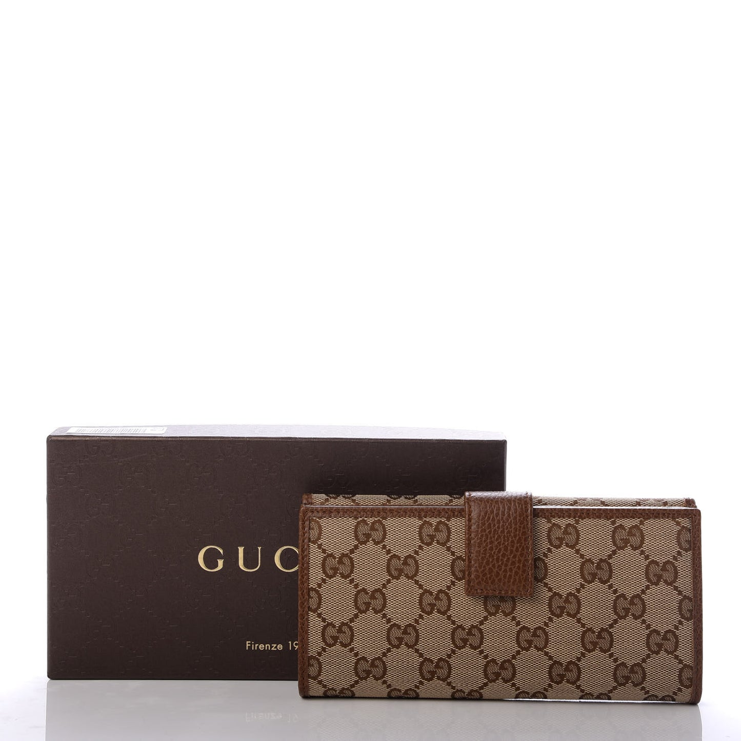 Monogram Continental Flap Wallet Brown