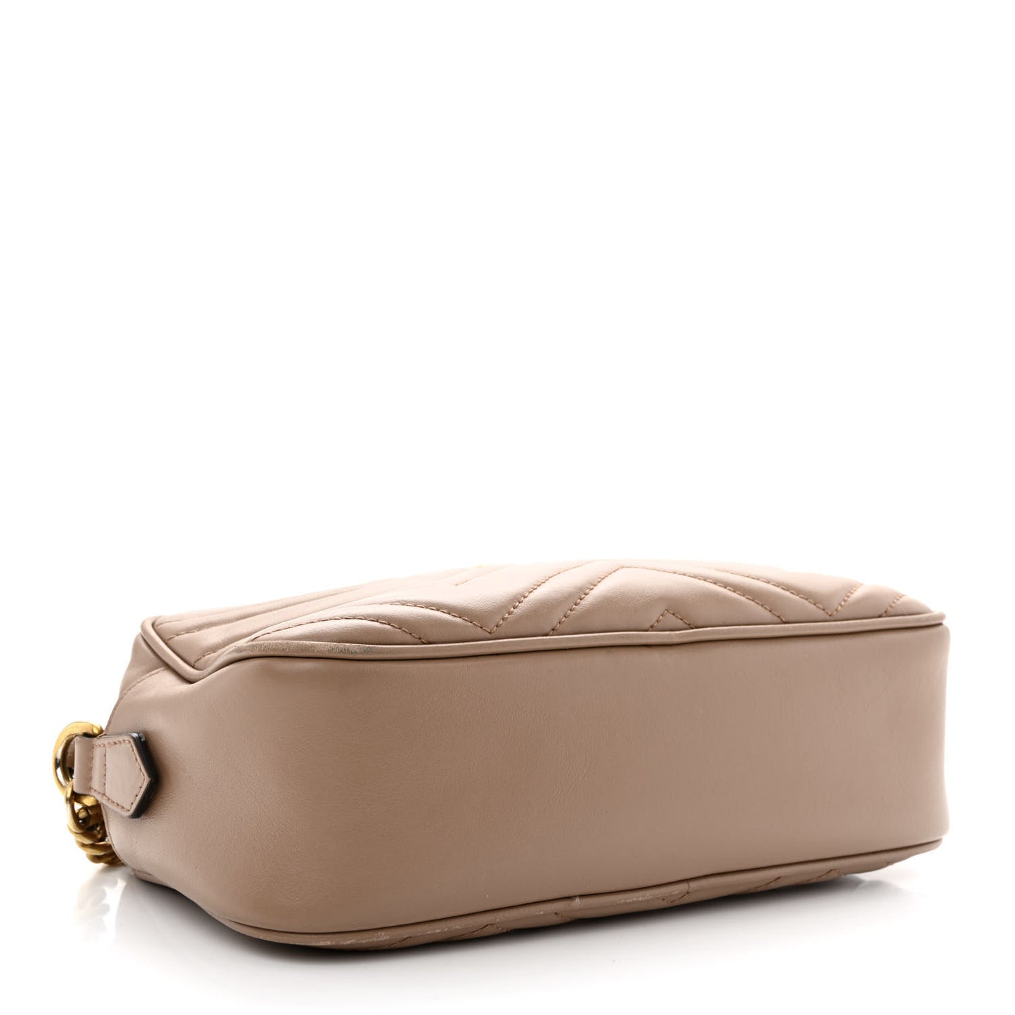 Calfskin Matelasse Small GG Marmont Chain Shoulder Bag Porcelain Rose