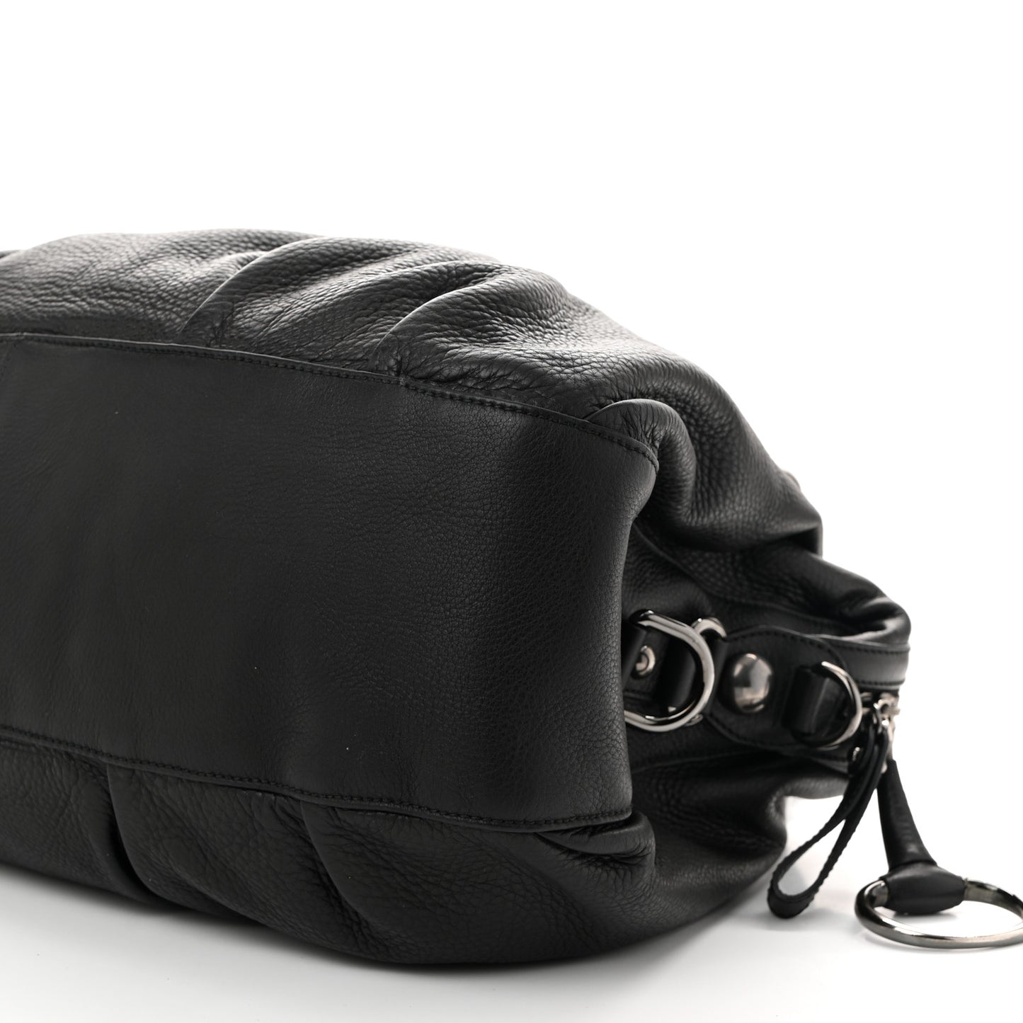 Calfskin Large Icon Bit Boston Black