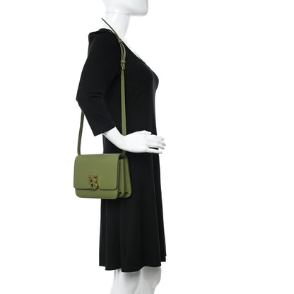 Burberry Grained Calfskin Small TB Bag Spruce Green 2 of 11