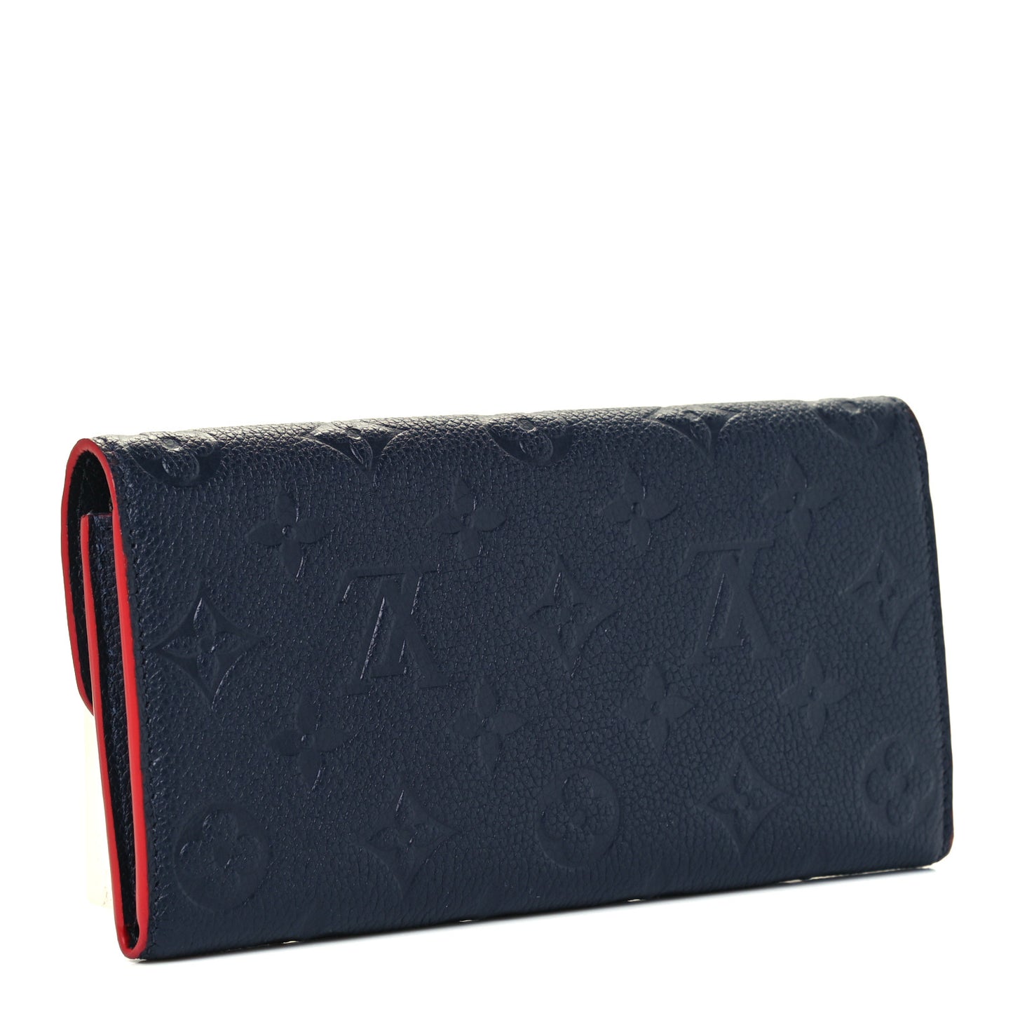 Empreinte Emilie Wallet Marine Rouge