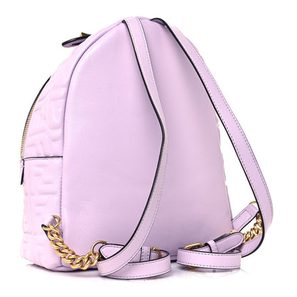 Fendi Nappa FF 1974 Embossed Mini Backpack Anemone 2 of 9