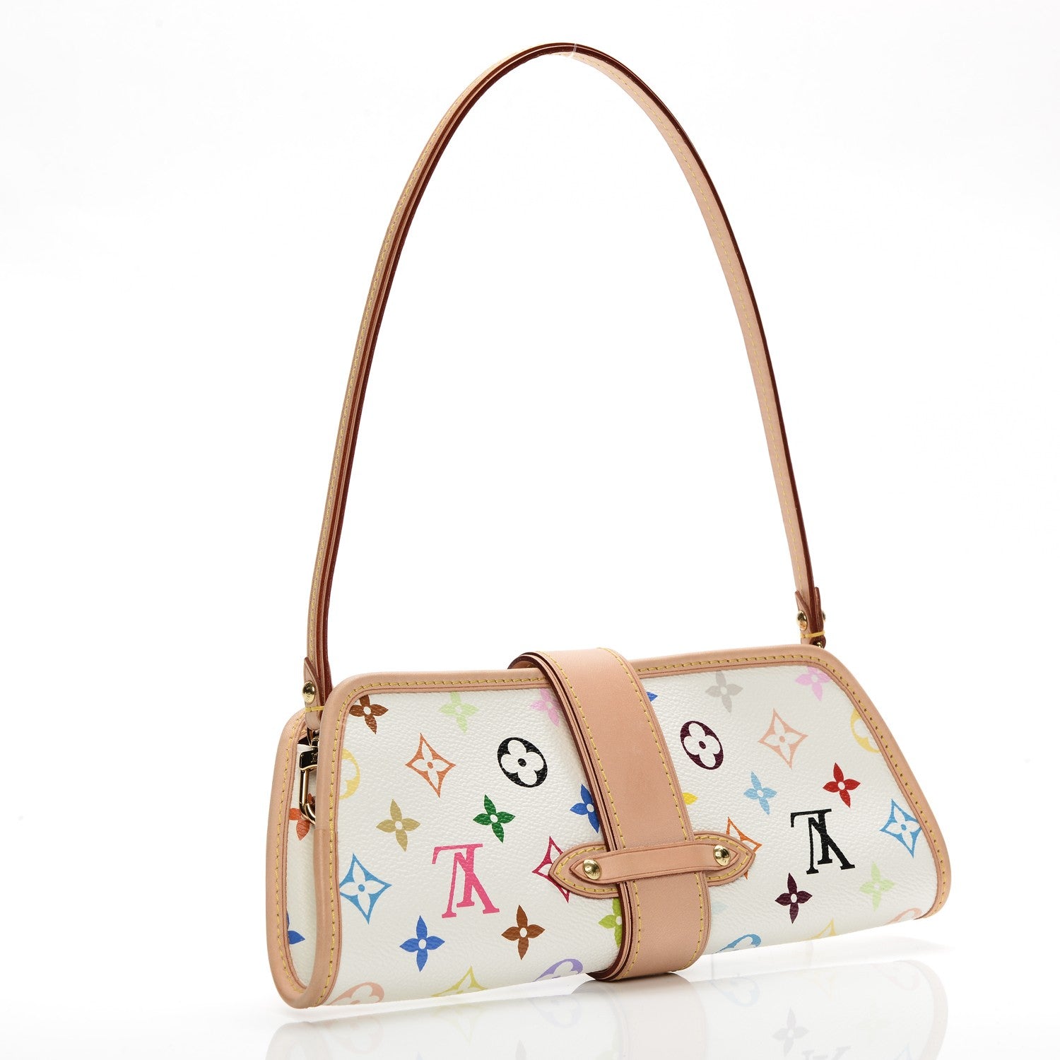 Louis Vuitton Monogram Multicolor Shirley White 3 of 6