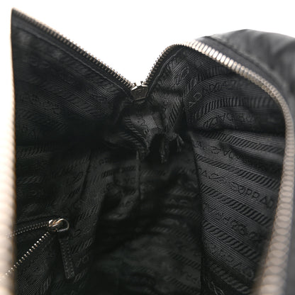Prada Nylon Zip Tote Bag Black 15 of 15