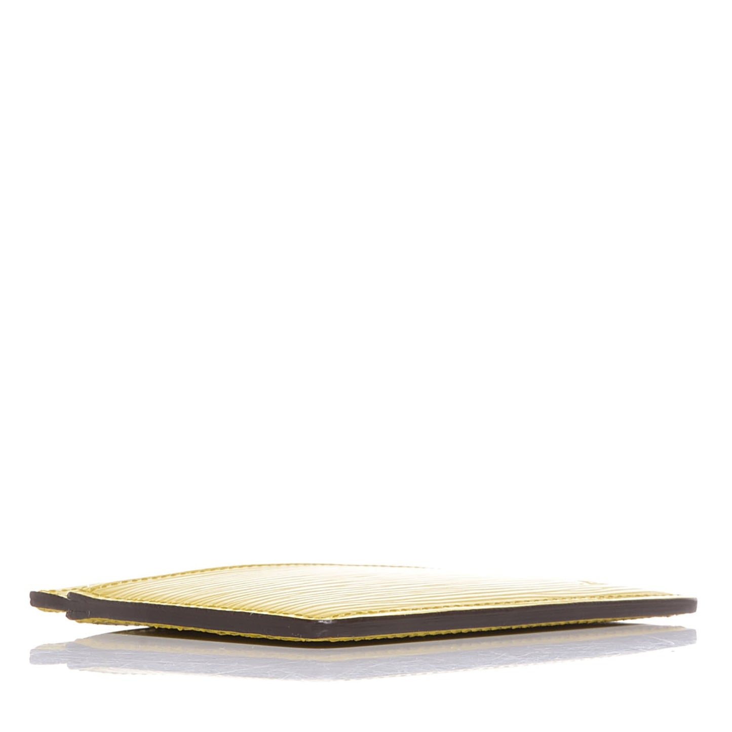 Epi Card Holder Pistache