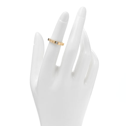 Cartier 18K Yellow Gold Diamond Lanieres Ring 48 4.5 2 of 4