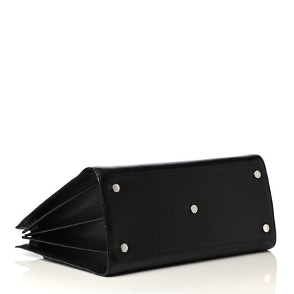 Saint Laurent Grained Calfskin Large Sac De Jour Carryall Black 6 of 9