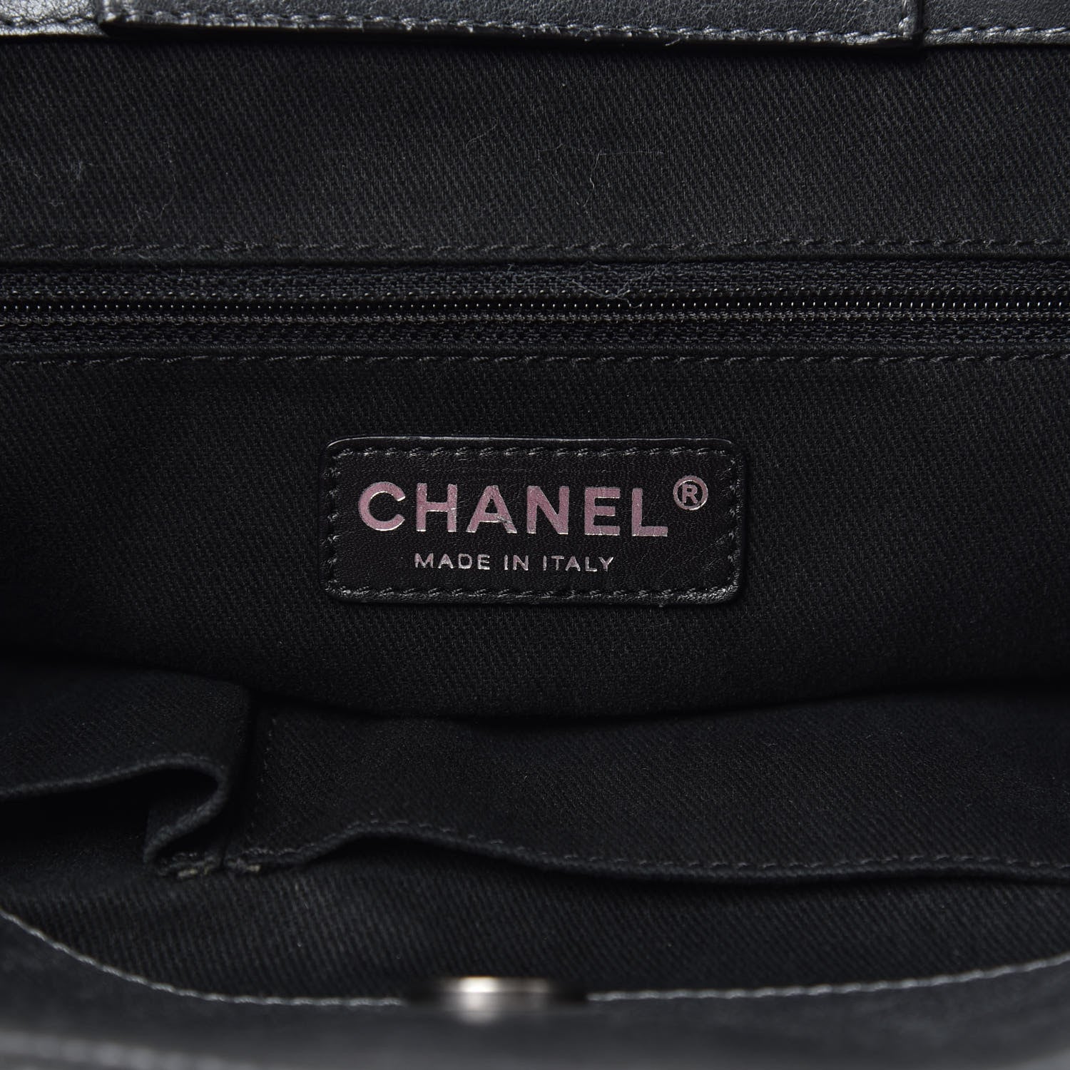 Chanel Calfskin Small Sloane Square Tote Black 6 of 16