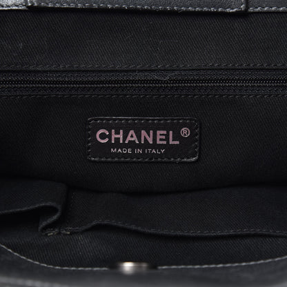 Chanel Calfskin Small Sloane Square Tote Black 6 of 16