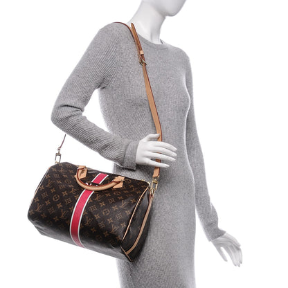Louis Vuitton Monogram My LV Heritage Speedy Bandouliere 30 Fuchsia White 2 of 8
