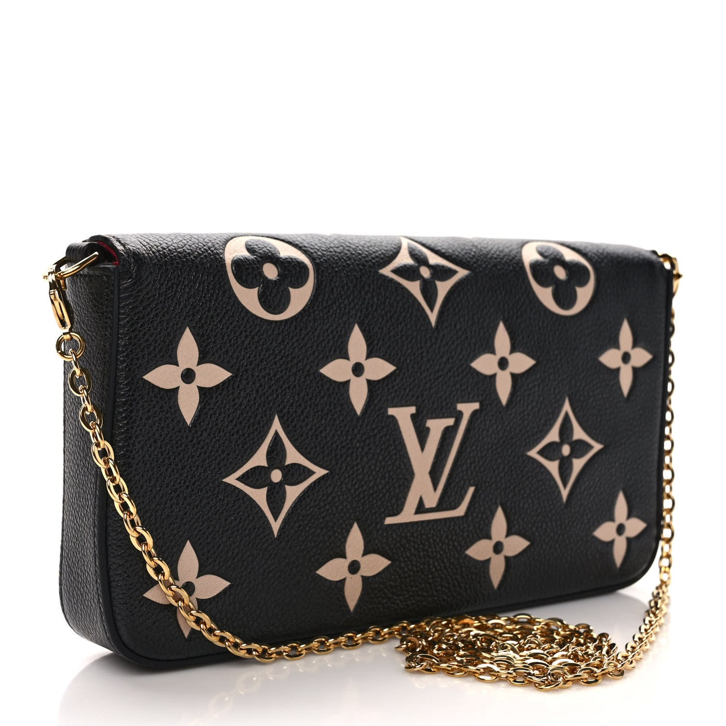Empreinte Monogram Giant Felicie Pochette Black Beige