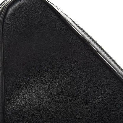 Balenciaga Calfskin M Triangle Pouch Black 7 of 7