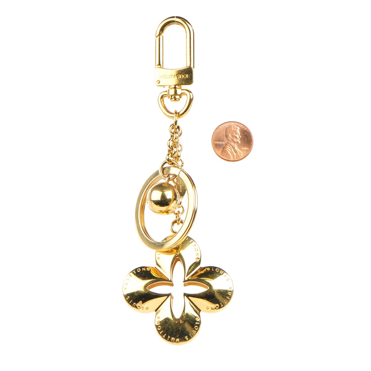 Louis Vuitton Eclipse Key Holder Gold 2 of 5