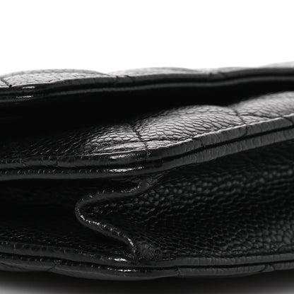 Chanel Caviar Quilted Wallet on Chain WOC Black 13 of 19