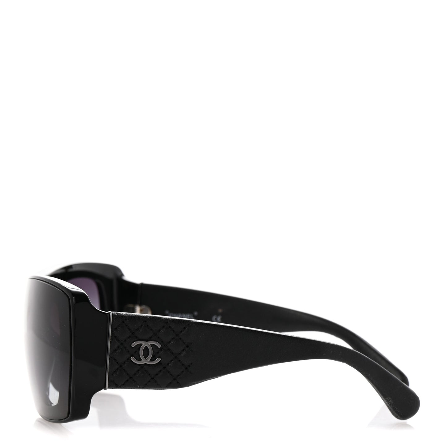 Lambskin Shield Quilted Sunglasses 71267 Black