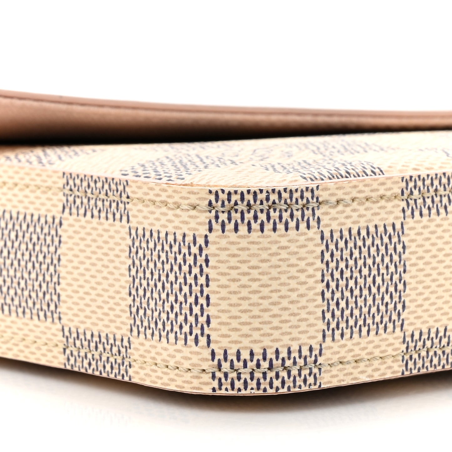 Damier Azur Calfskin Pochette Felicie Eau De Rose