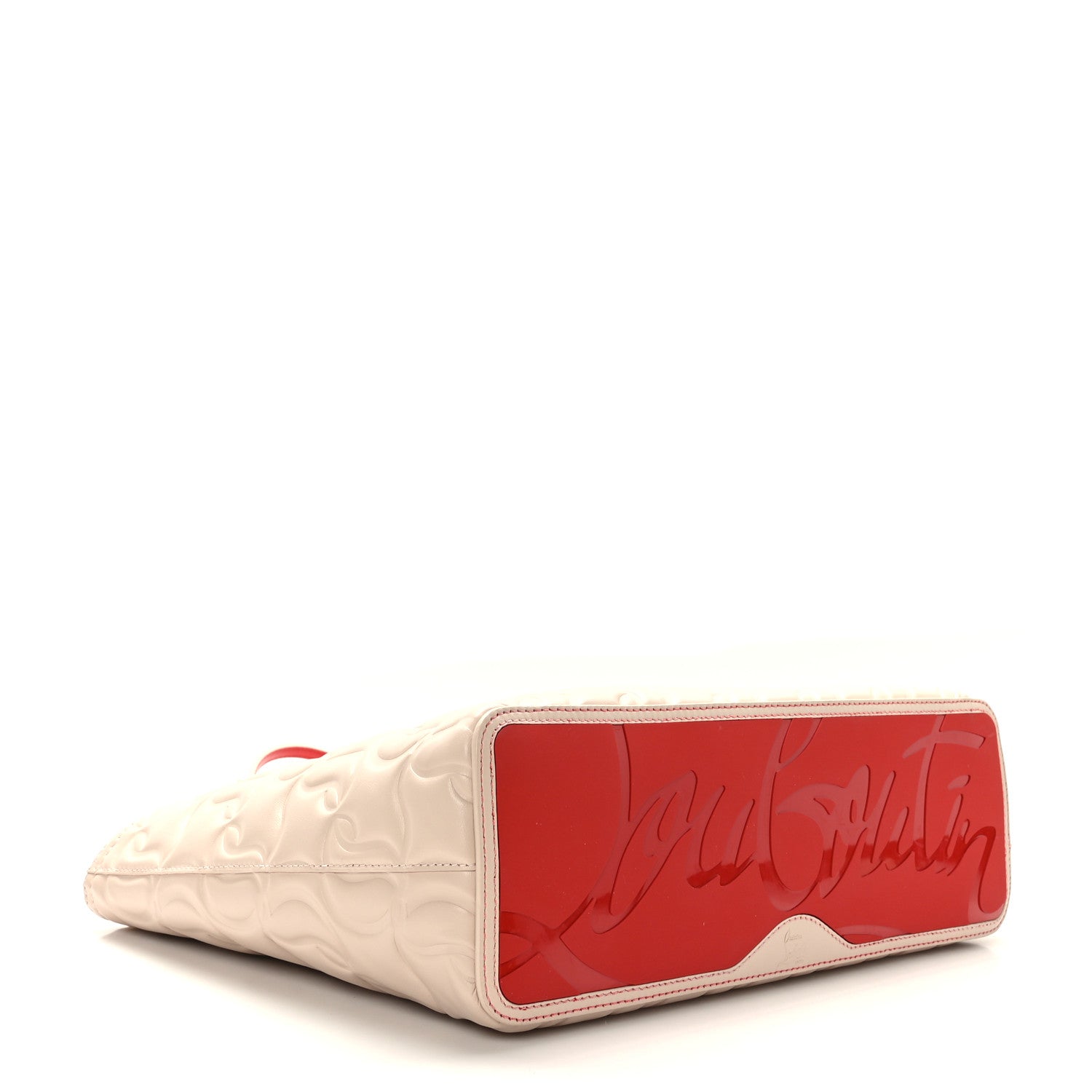 Christian Louboutin Nappa Embossed East West Cabata Tote Leche 5 of 10