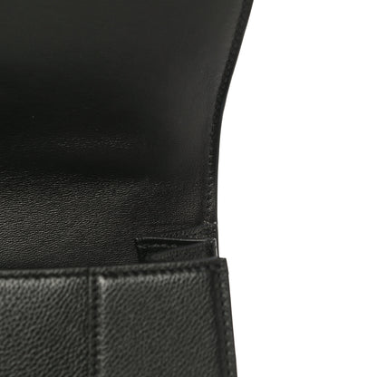 Balenciaga Grained Calfskin Medium Hourglass Top Handle Bag Black 10 of 11