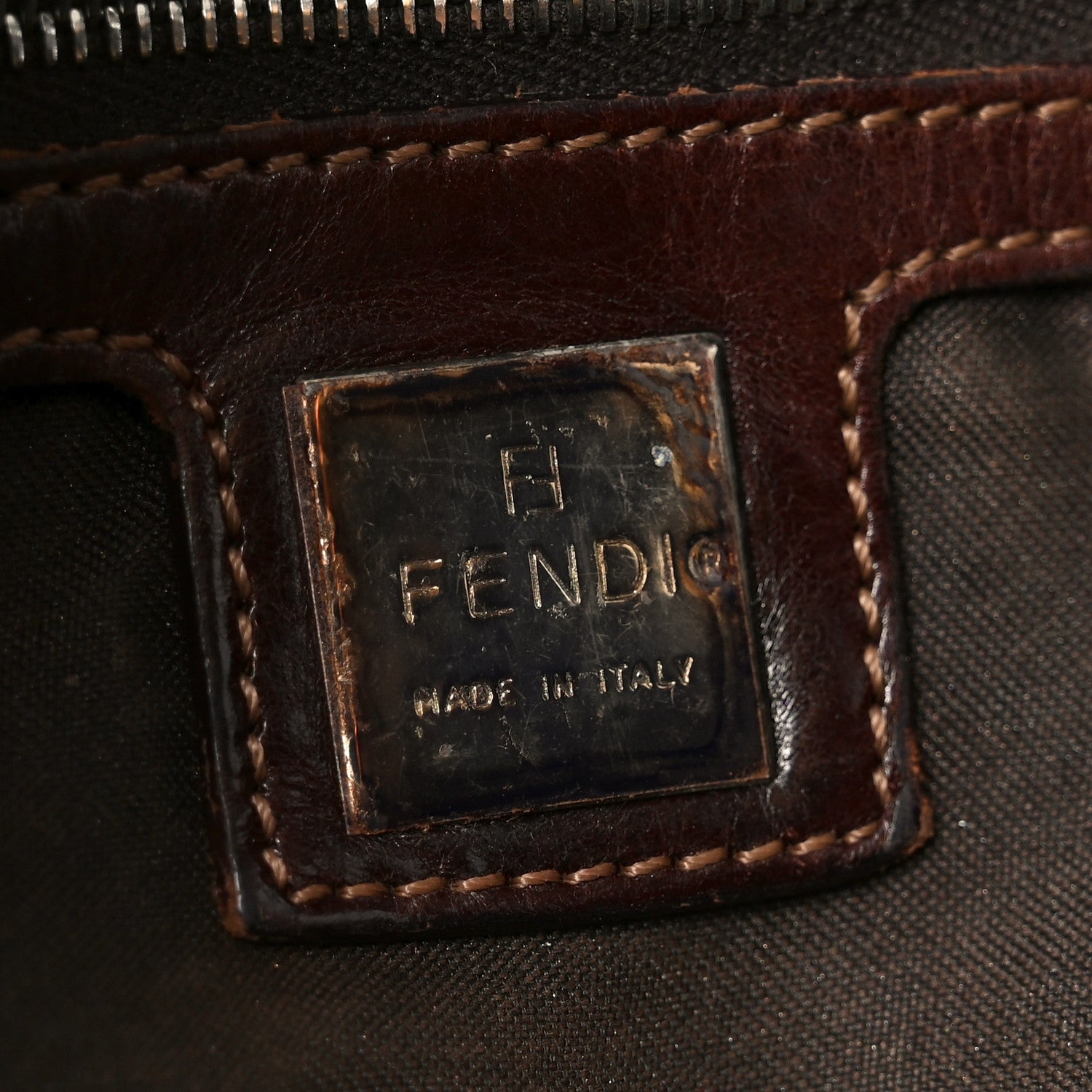 Fendi Denim Baguette Blue 7 of 10