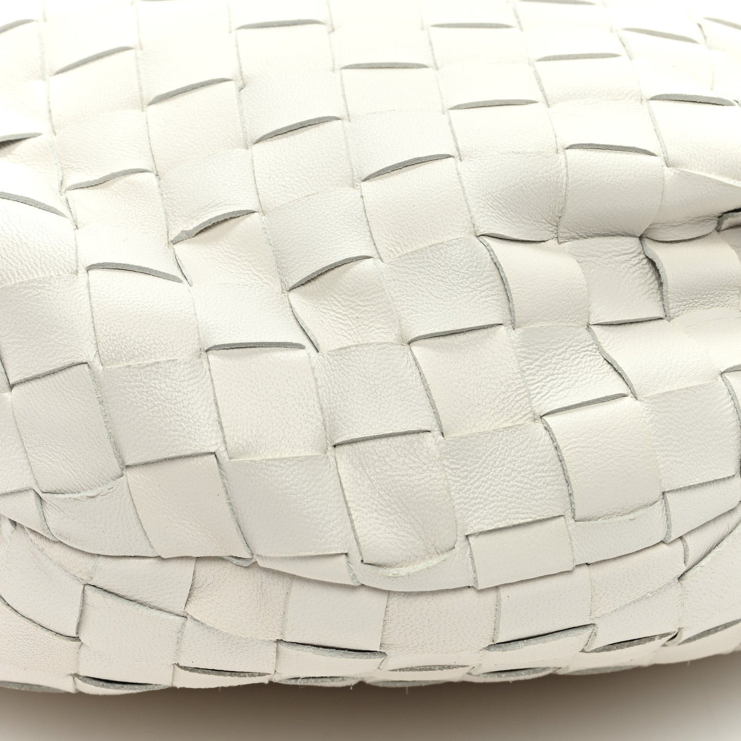 Nappa Intrecciato Teen Jodie Hobo White