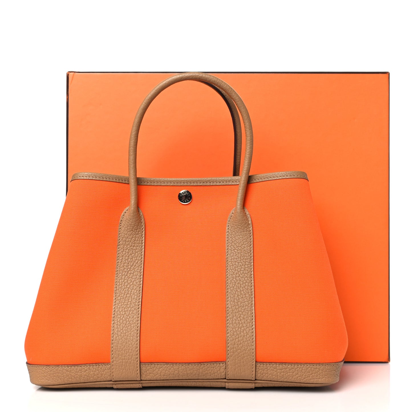 Toile Officier Negonda Garden Party Tote 30 Orange Biscuit