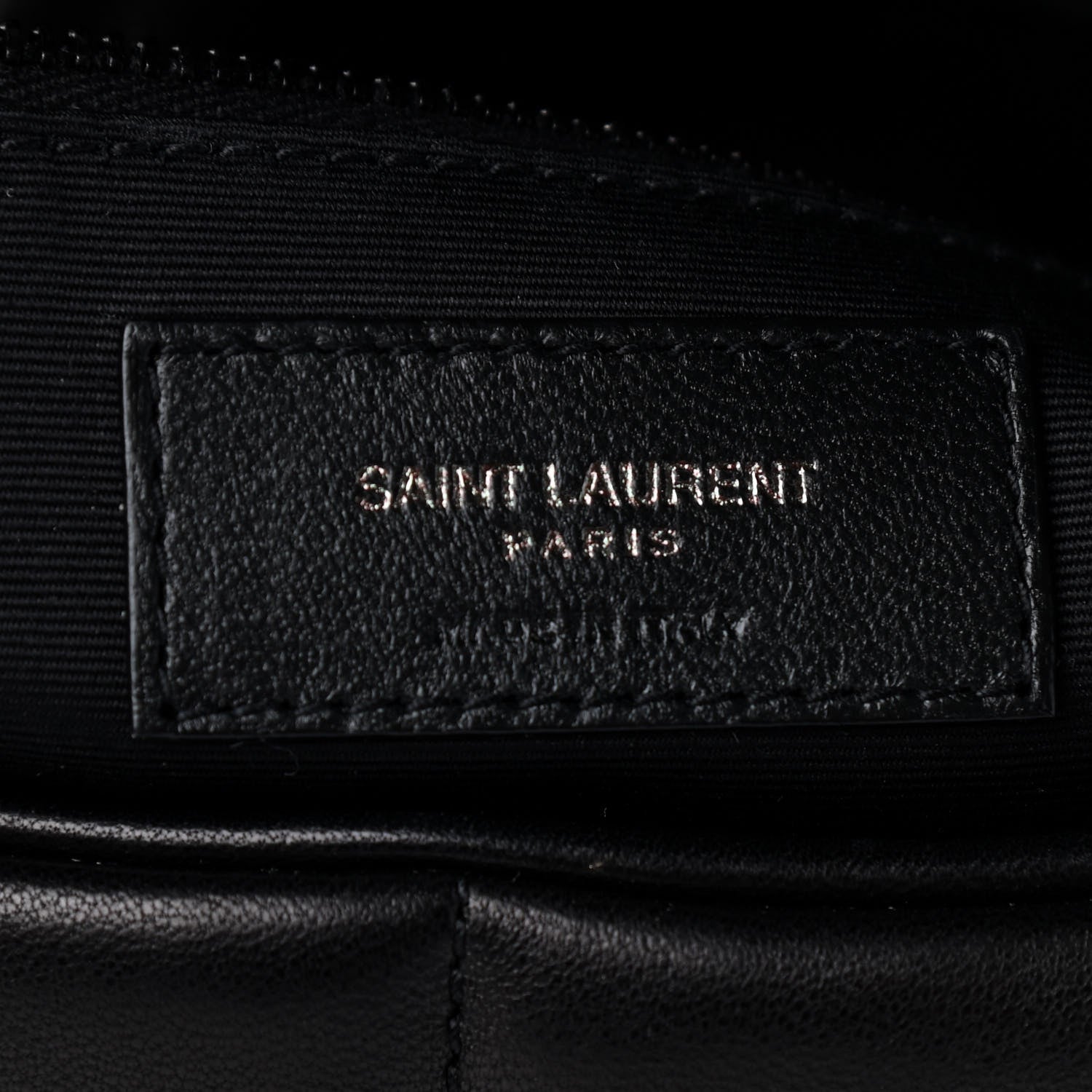 Saint Laurent Lambskin Quilted Small Loulou Puffer Monogram Chain Satchel Black 6 of 9