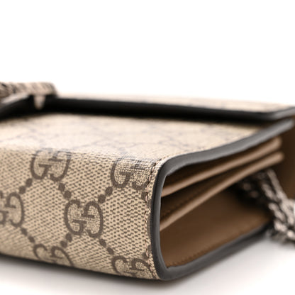 Gucci GG Supreme Monogram Mini Dionysus Chain Wallet Beige Taupe 11 of 12
