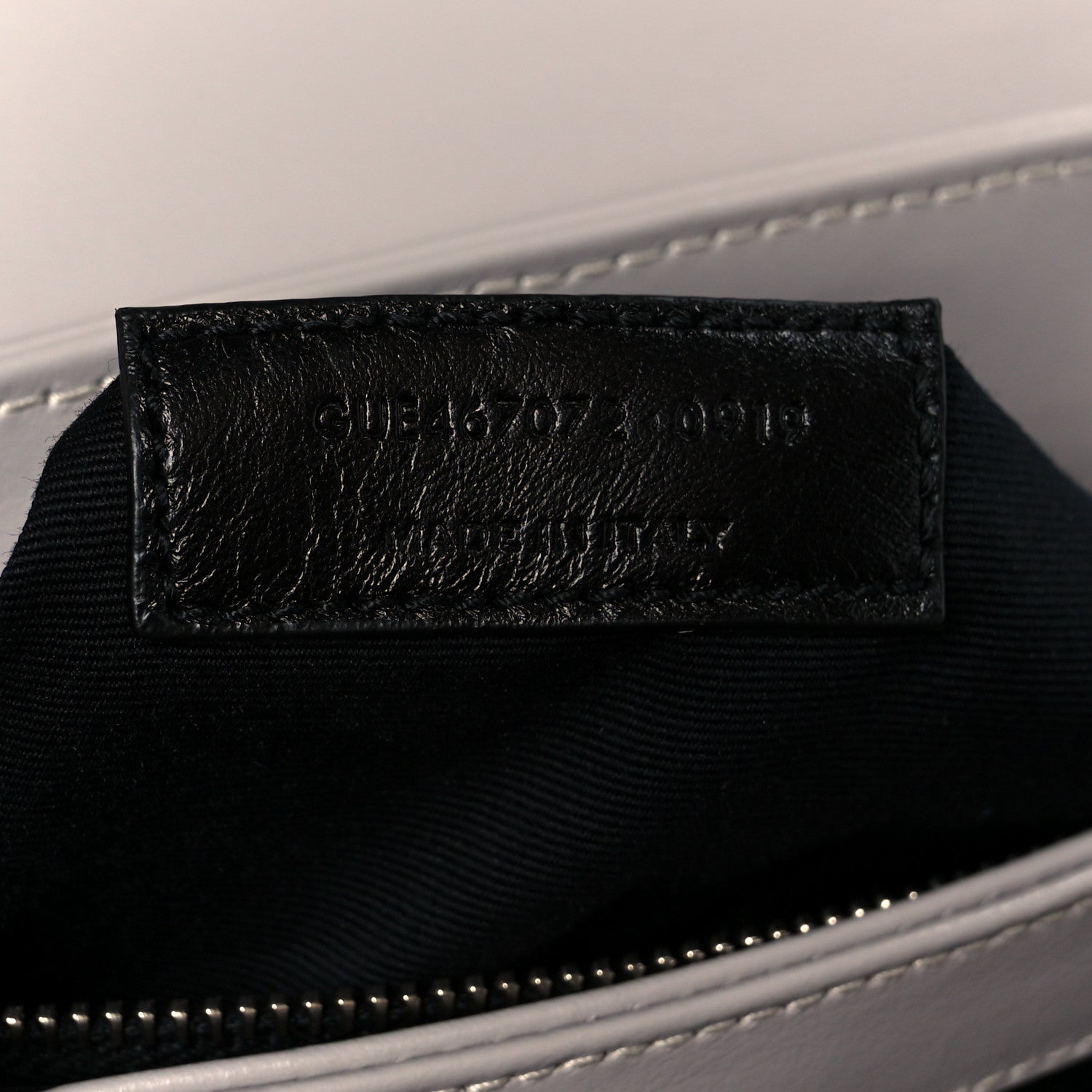 Saint Laurent Calfskin Y Quilted Monogram Toy Loulou Satchel Granite 8 of 12