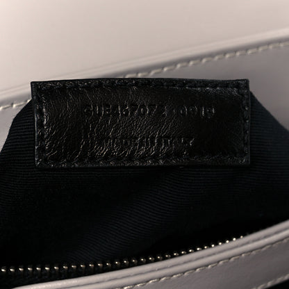 Saint Laurent Calfskin Y Quilted Monogram Toy Loulou Satchel Granite 8 of 12