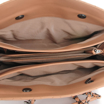Chanel Caviar Quilted Large City Shopping Tote Beige 6 of 9