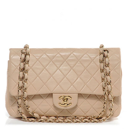 Chanel Lambskin Medium Double Flap Beige 1 of 8