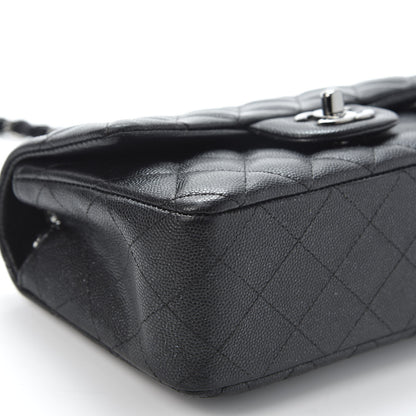 Chanel Iridescent Caviar Quilted Mini Rectangular Flap Black 5 of 10