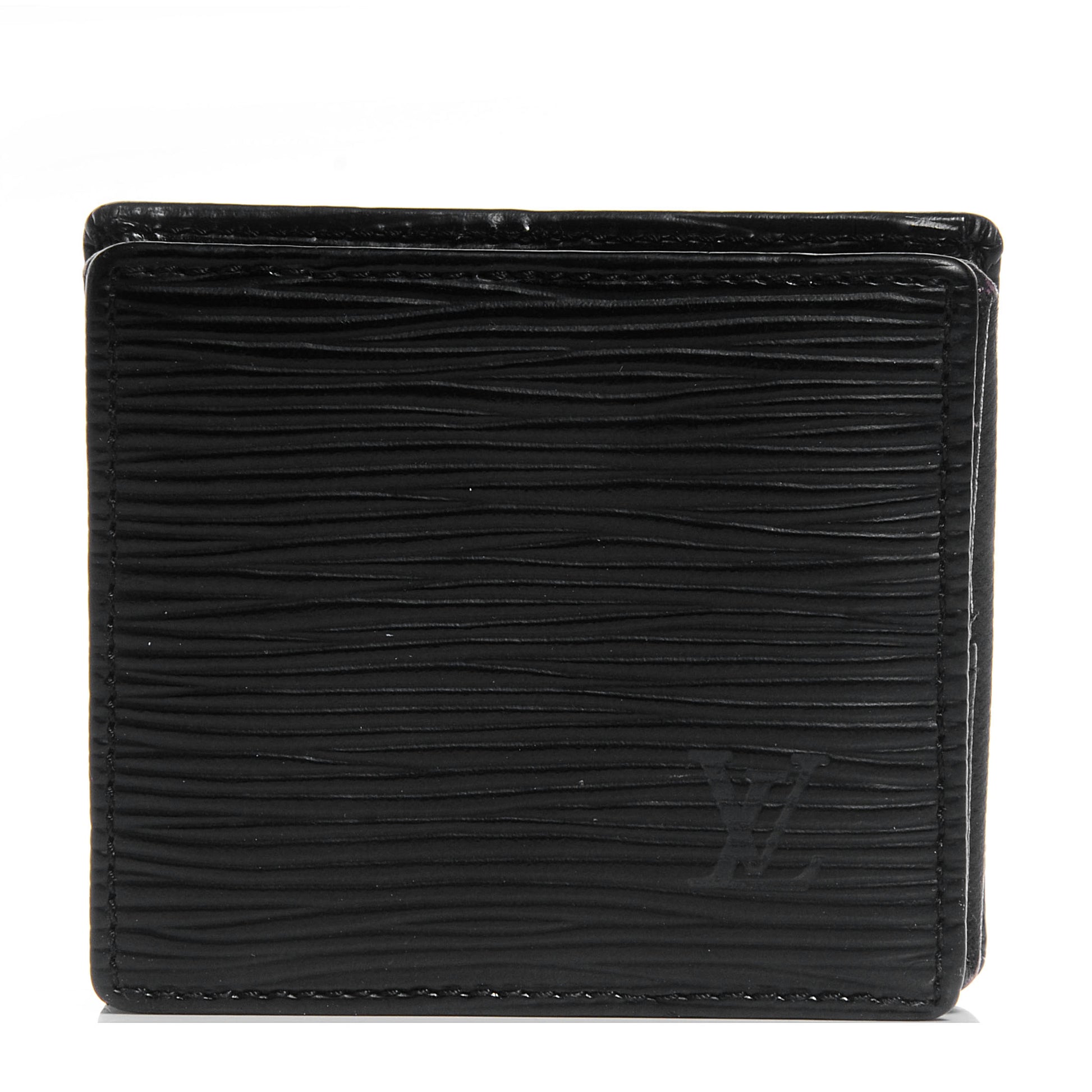 Louis Vuitton Epi Porte-Monnaie Boite Coin Purse Black 1 of 7