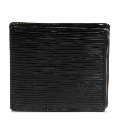 Louis Vuitton Epi Porte-Monnaie Boite Coin Purse Black 1 of 7