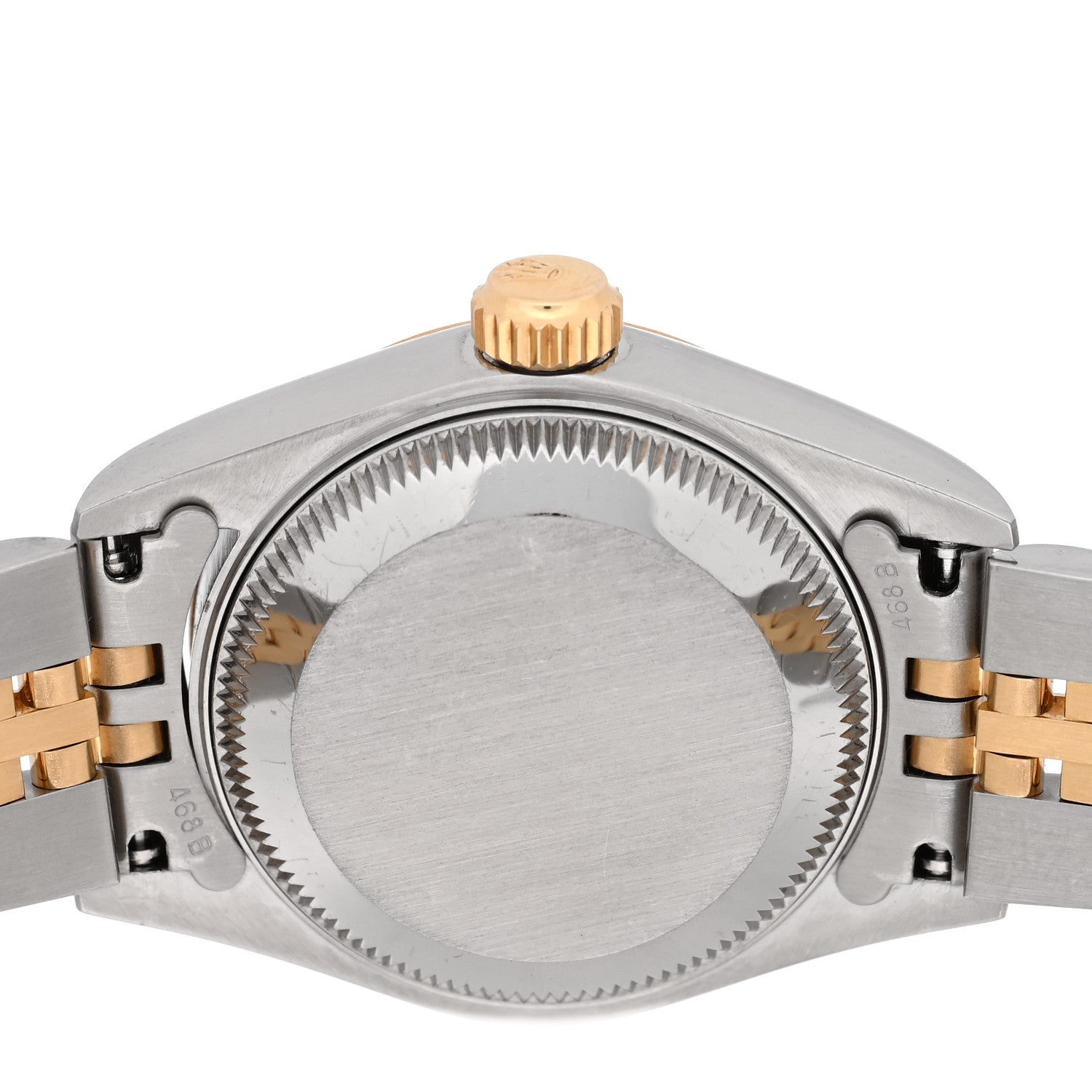 Rolex Stainless Steel 18K Yellow Gold Diamond 26mm Oyster Perpetual Datejust Watch Champagne 69173 4 of 4