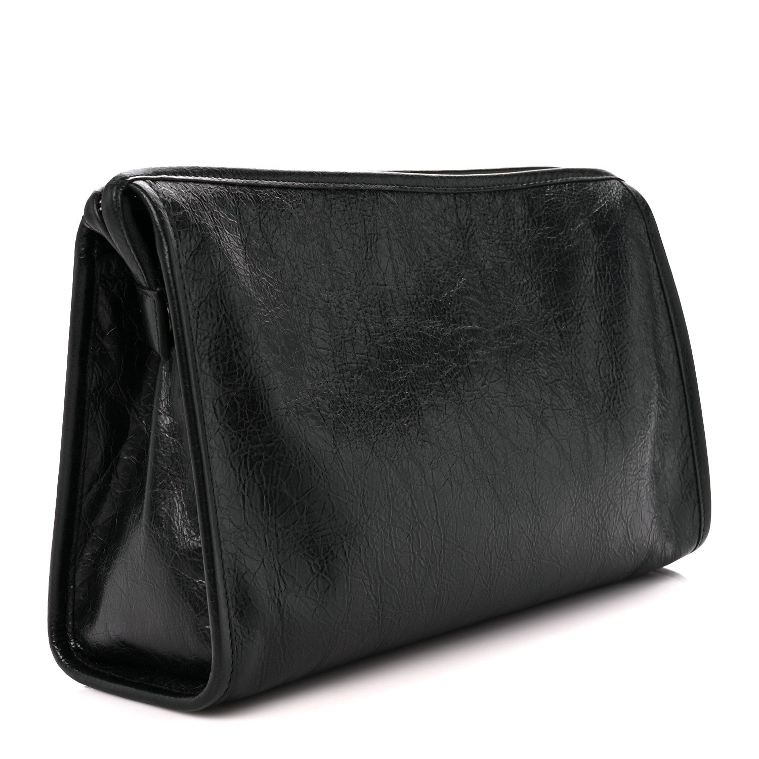 Gucci Fluffy Calfskin Morpheus Zip Pouch Black 3 of 10