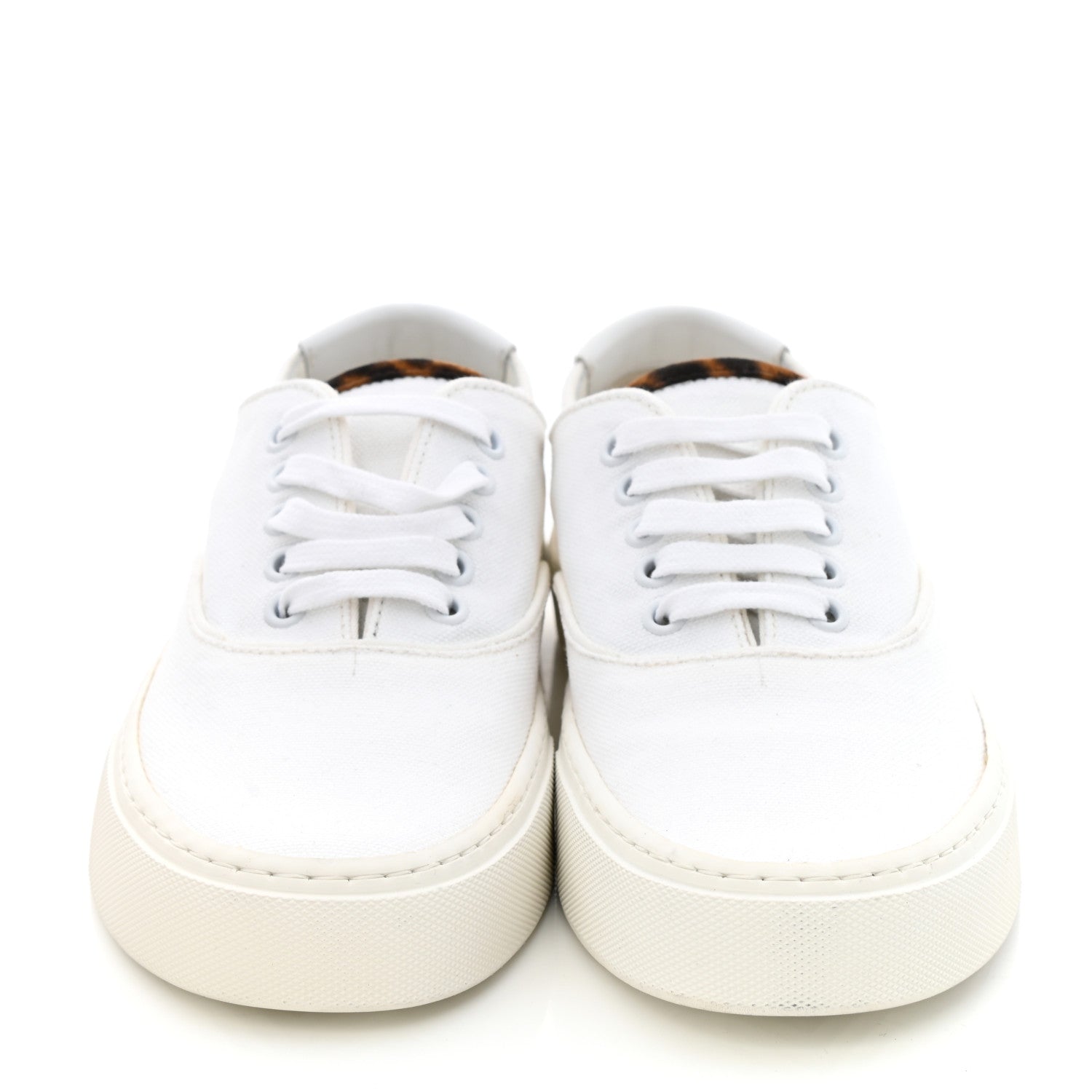 Saint Laurent Canvas Venice Sneakers 39 White 4 of 10