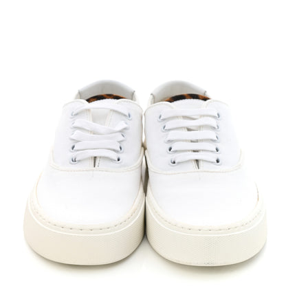 Saint Laurent Canvas Venice Sneakers 39 White 4 of 10