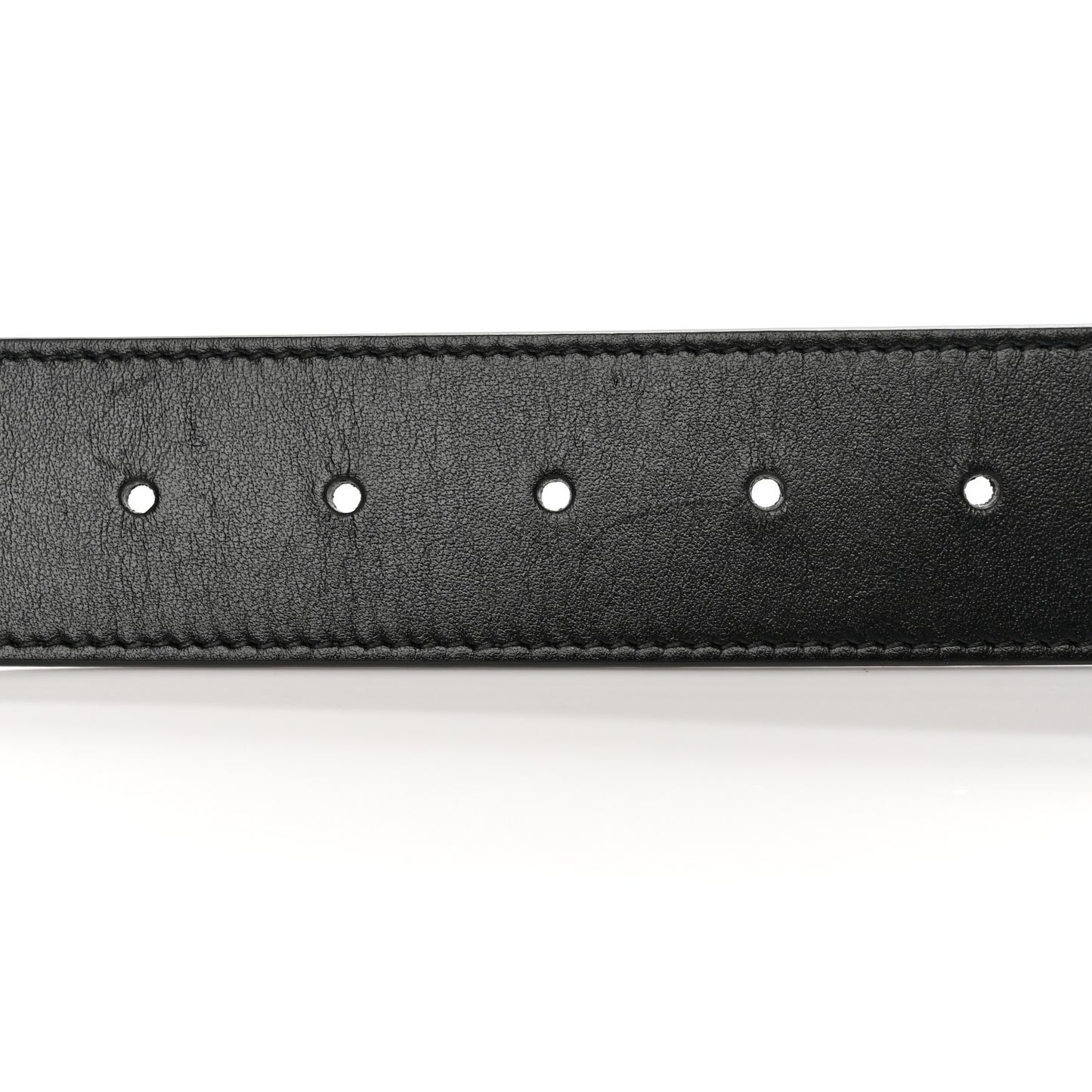 Plutone Calfskin Double G 40mm Belt 75 30 Black