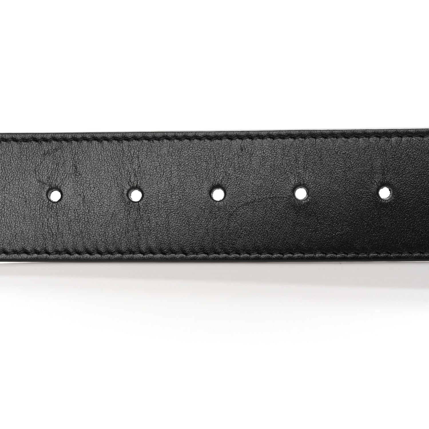Gucci Plutone Calfskin Double G 40mm Belt 75 30 Black 4 of 10