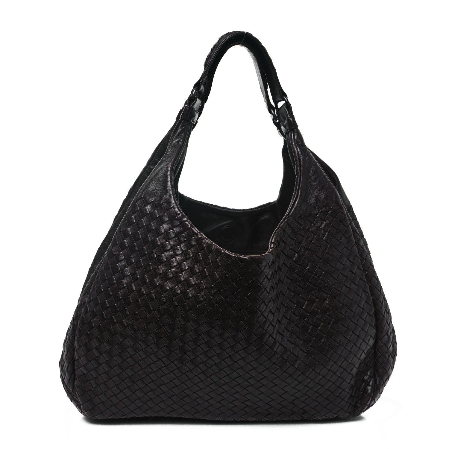 Bottega Veneta Nappa Intrecciato Large Campana Hobo Ebano 1 of 13