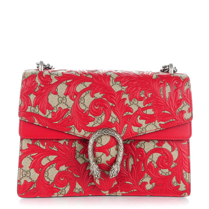 Gucci GG Supreme Monogram Arabesque Medium Dionysus Shoulder Bag Hibiscus Red 1 of 8