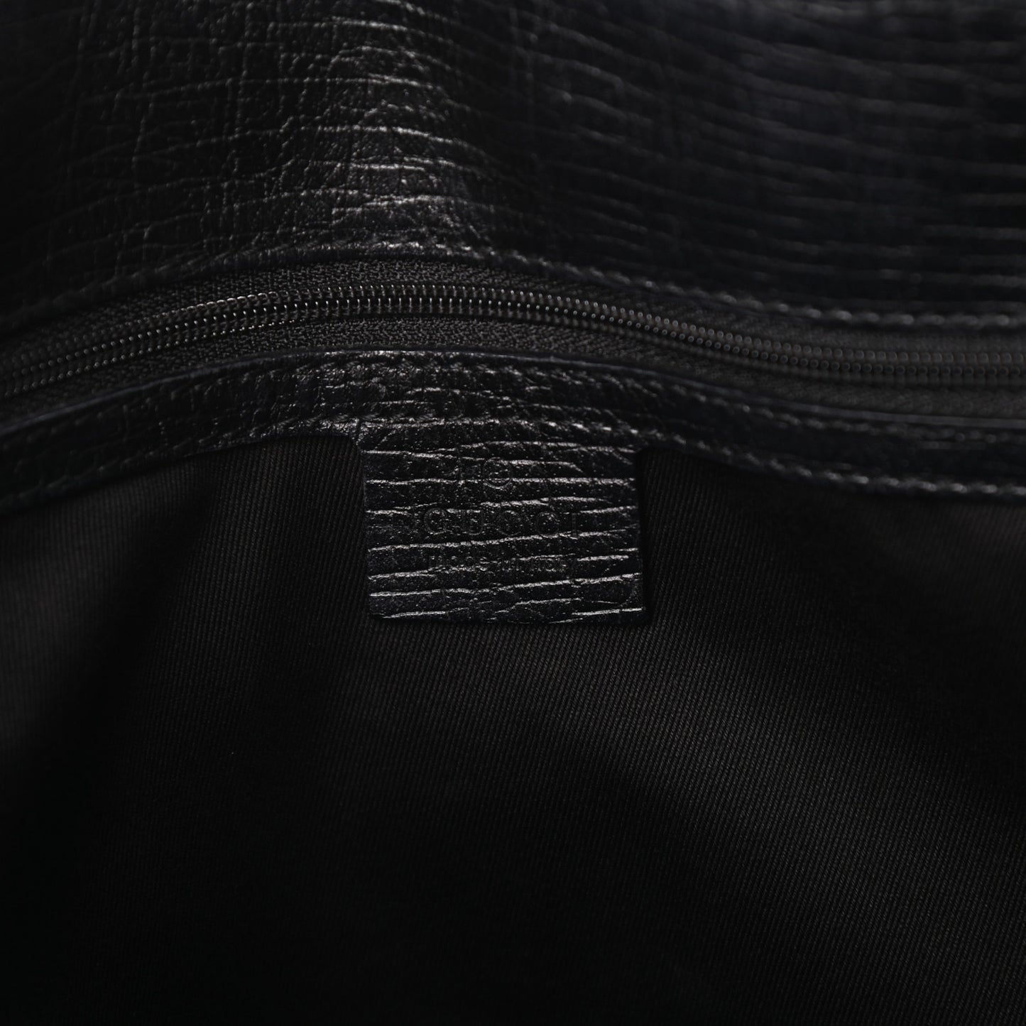 Monogram Large Tote Black
