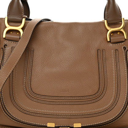 Chloe Calfskin Medium Marcie Satchel Desert Taupe 7 of 14