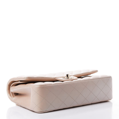 Chanel Iridescent Calfskin Quilted Medium Double Flap Beige 3 of 4