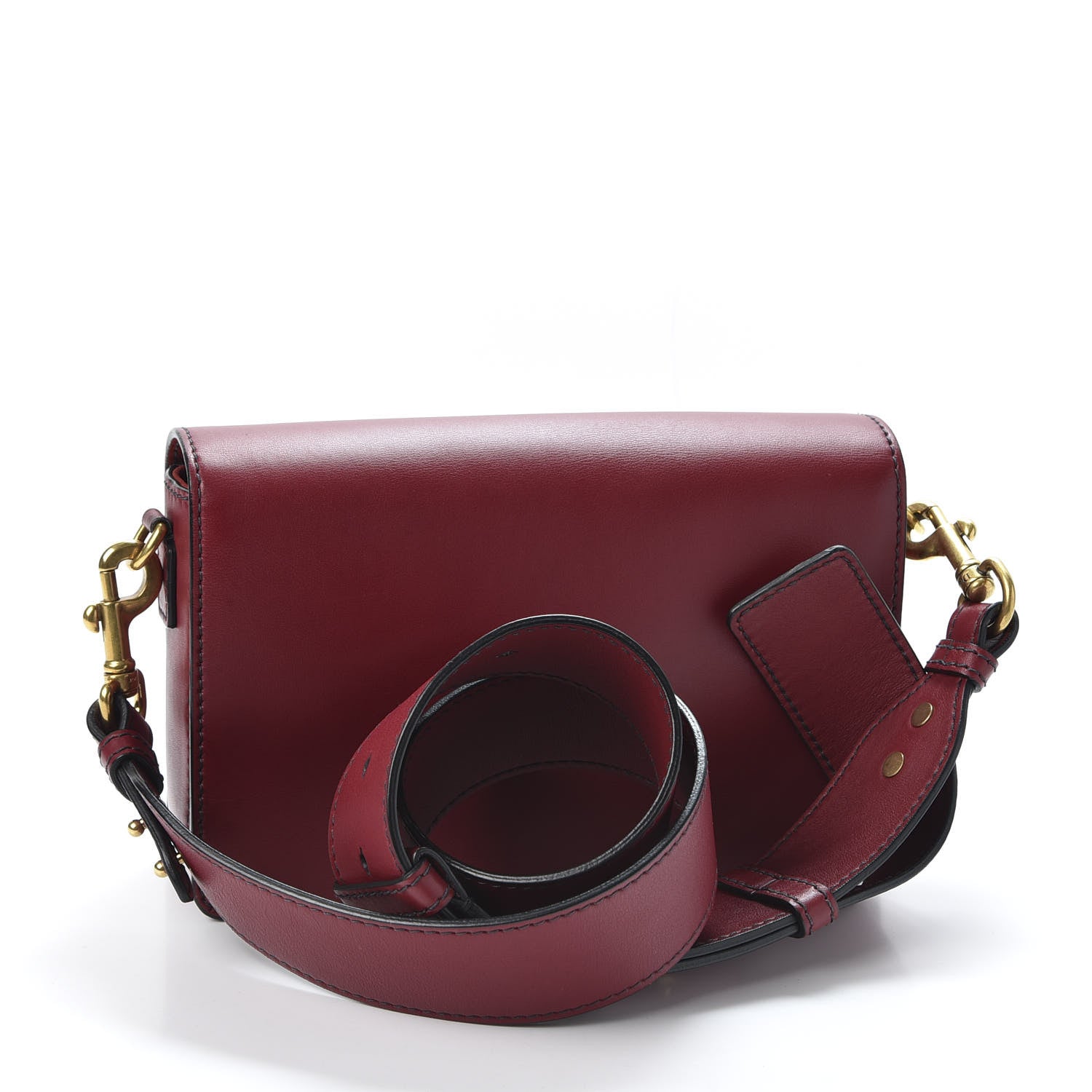 Christian Dior Smooth Calfskin Dio(r)evolution Flap Bag Dark Red 2 of 10