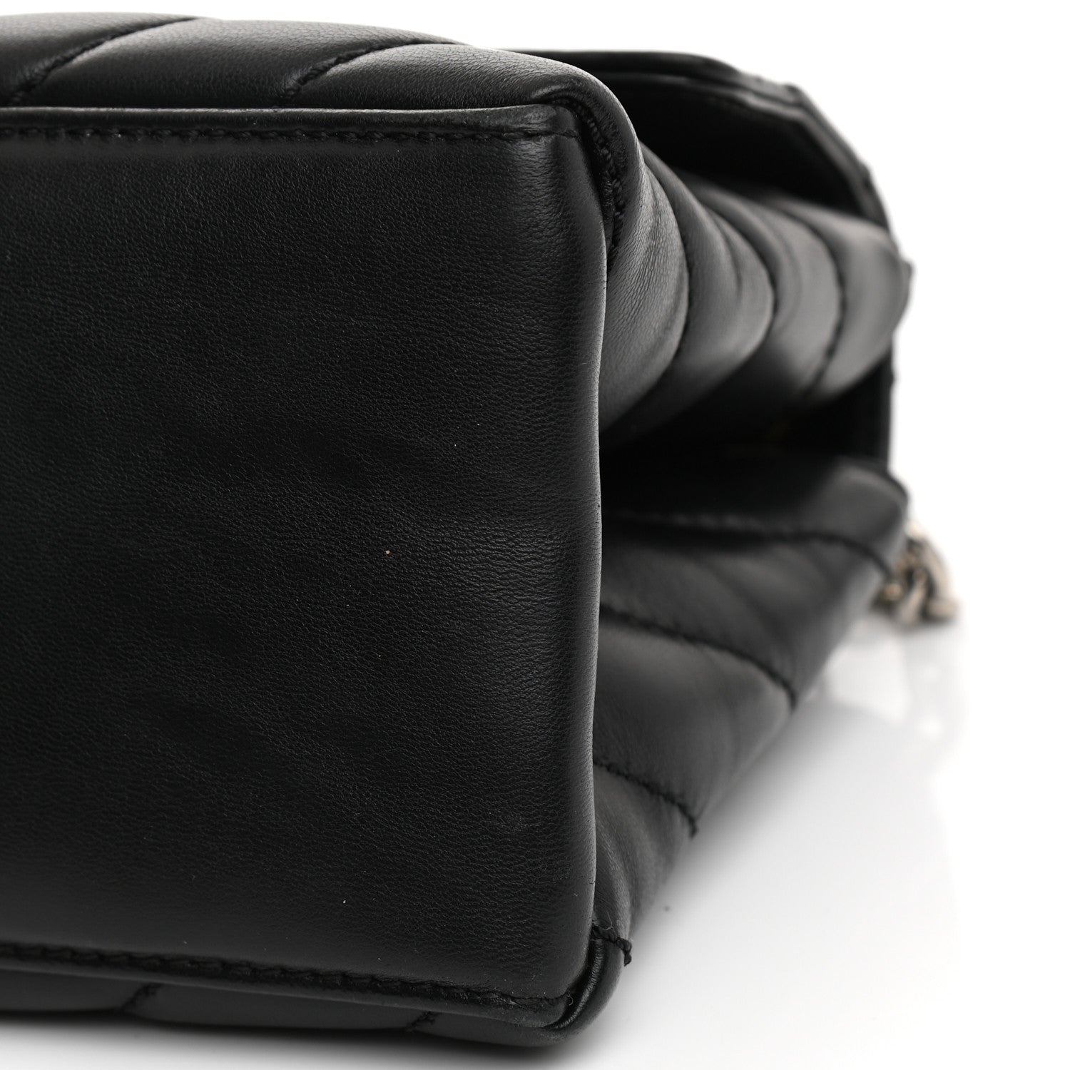 Off-White Calfskin Diagonal Quilted Jackhammer 19 Shoulder Bag Black 7 of 11