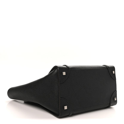 Celine Smooth Calfskin Mini Luggage Black 4 of 9