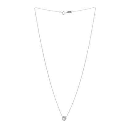 Tiffany Platinum Diamond .16ctw Soleste Pendant Necklace 3 of 5
